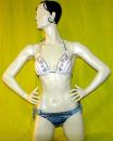 Damen Bikini in Groesse 38 / M von BLANC+NOIR